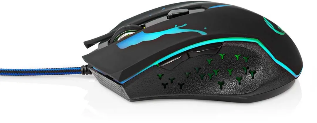 Nedis GMWD210BK Gaming Muis - Bedraad - Zwart - afbeelding 6 van 6