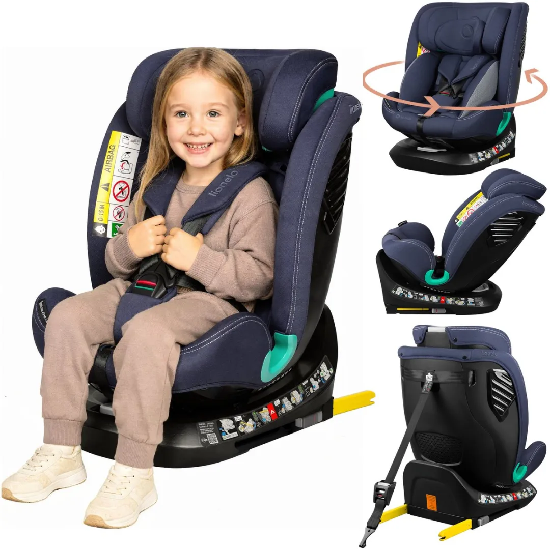 Lionelo Bastiaan One i-Size Autostoel 40-150cm - 4-in-1 ISOFIX - Zwart