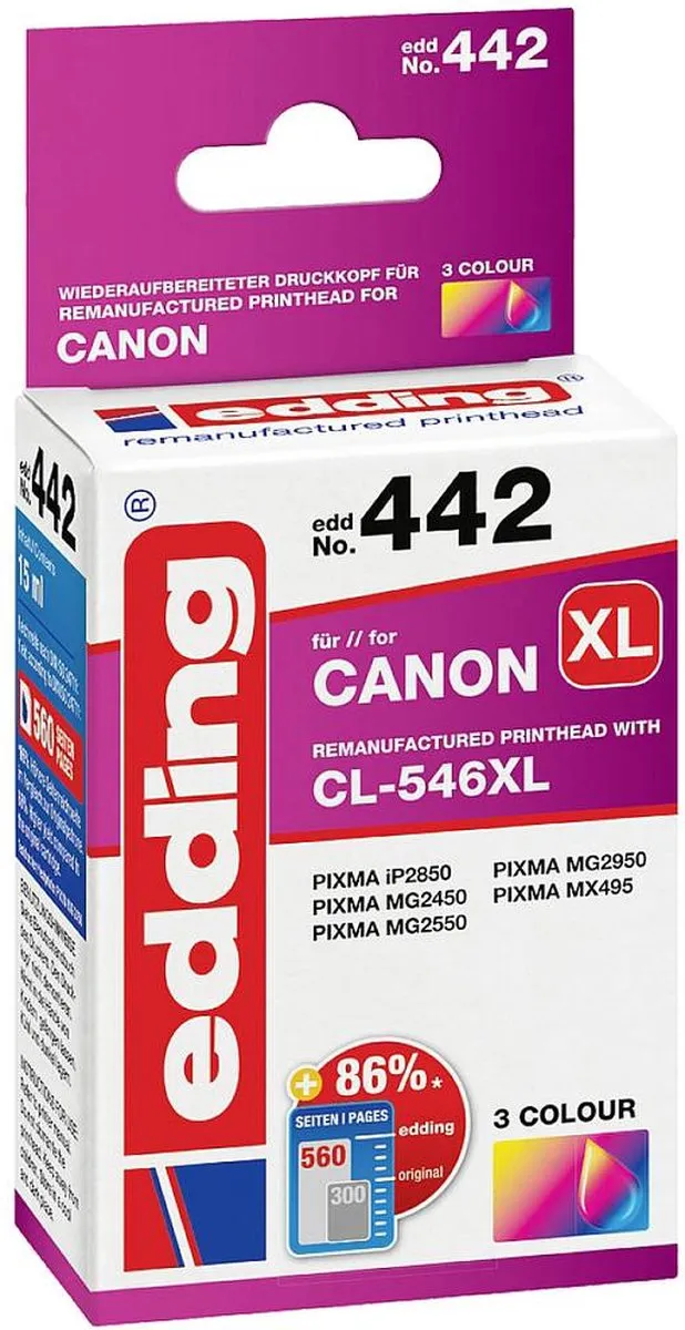 edding Inktcartridge 18-442 - Kleurloos - 15ml