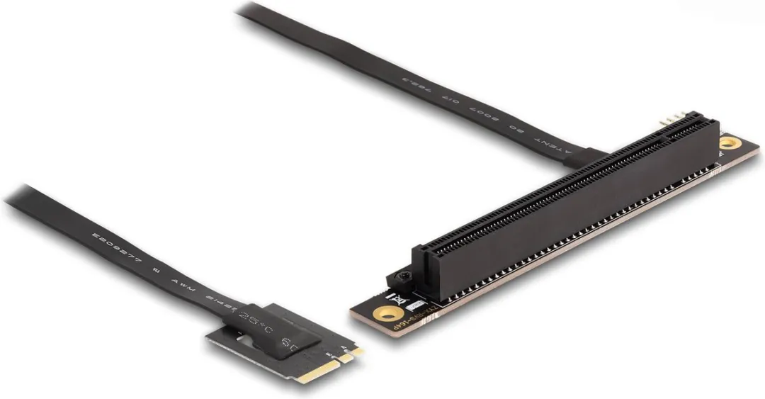 Delock M.2 Key A+E naar PCIe x16 NVMe Adapter