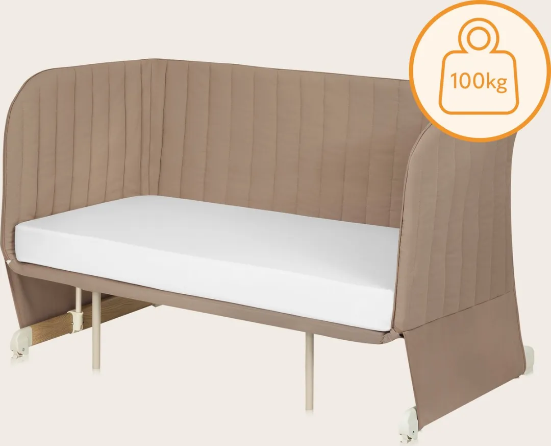 Lionelo Thomi Plus 5in1 Meegroeibed - Beige Karamel