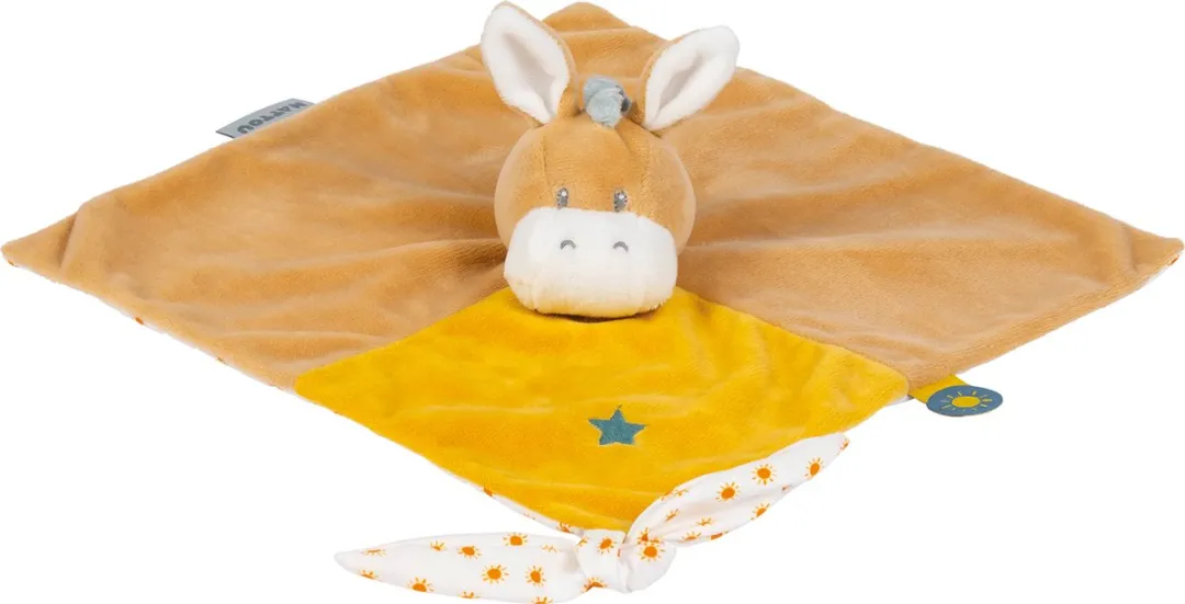 Nattou Ezel Leo Knuffeldoekje 27cm