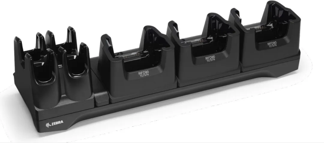 Zebra RFD90 CR90-3S4T-TC2-G-01 Laadstation - 7 Slots - Zwart