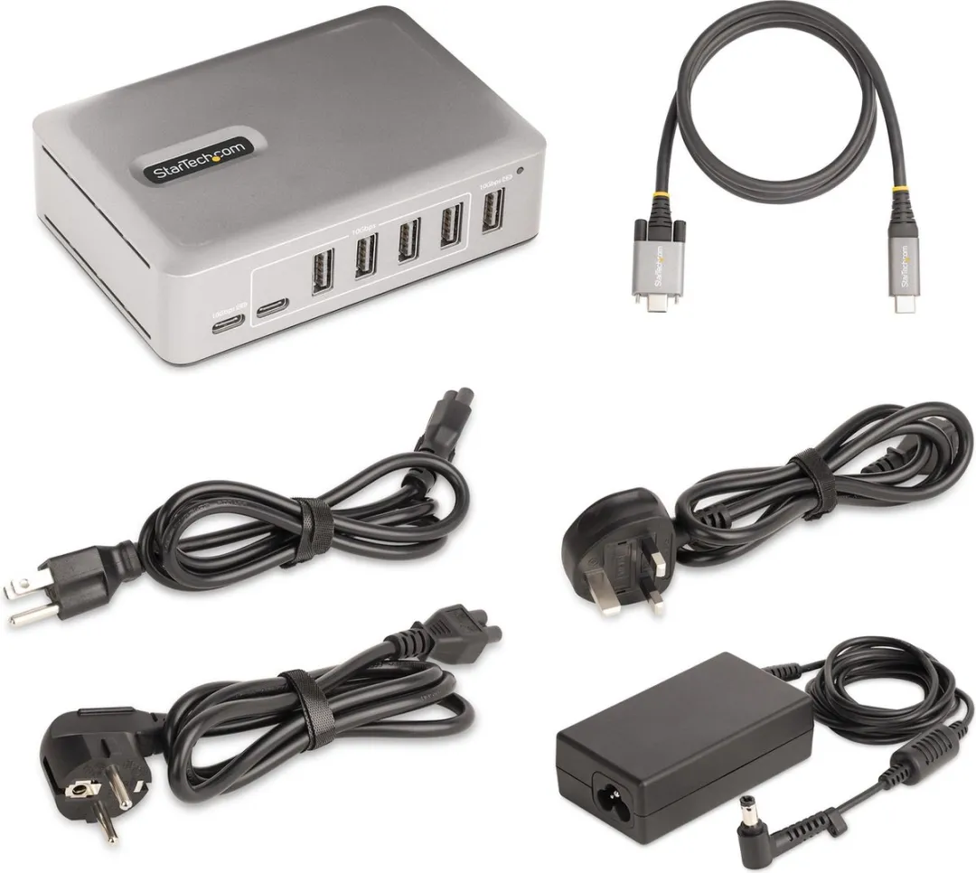 Startech 10G5A2CS-USB-C-HUB USB-C Hub 10Gbps - Zilver