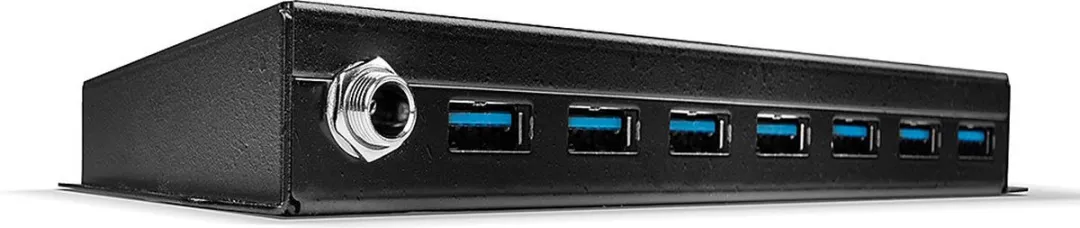 Lindy 43128 7-Poorts USB 3.0 Hub - Zwart