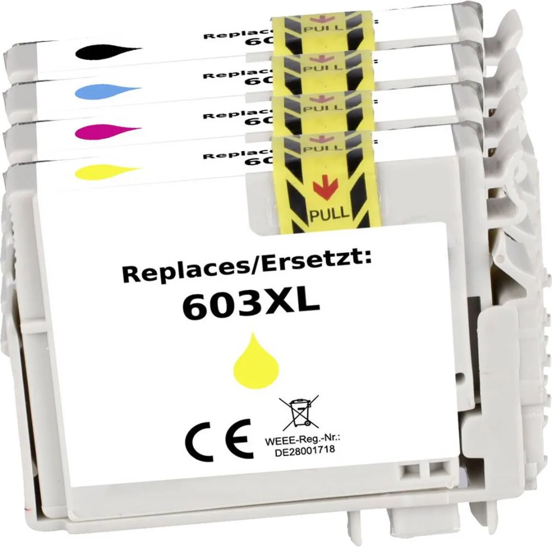 Renkforce Inktcartridge Compatibel Epson 603XL Combipack - Zwart/Cyaan/Magenta