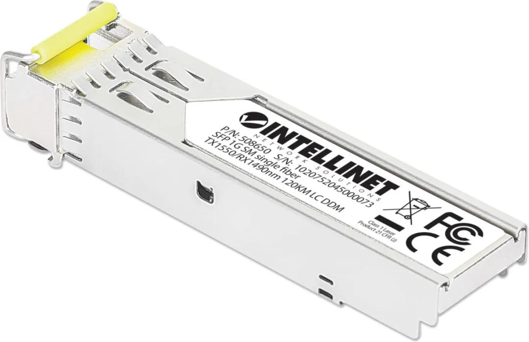 Intellinet 508650 SFP Transceiver - WDM Bidirectioneel - Silver