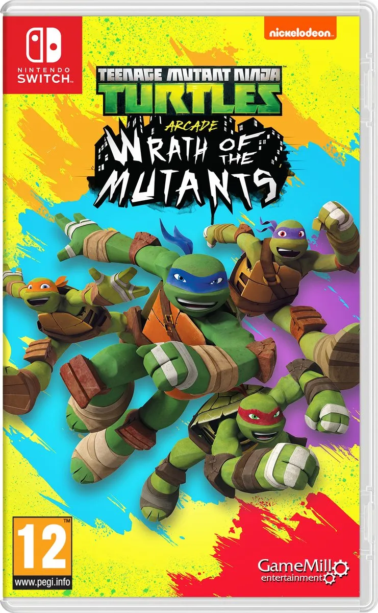 Mindscape Teenage Mutant Ninja Turtles Arcade Wrath of the Mutants Switch