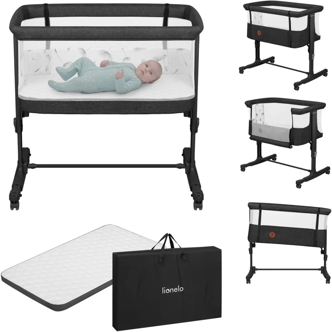 Lionelo Aurora 3-in-1 Co-Sleeper Beige - Babybedje tot 9kg
