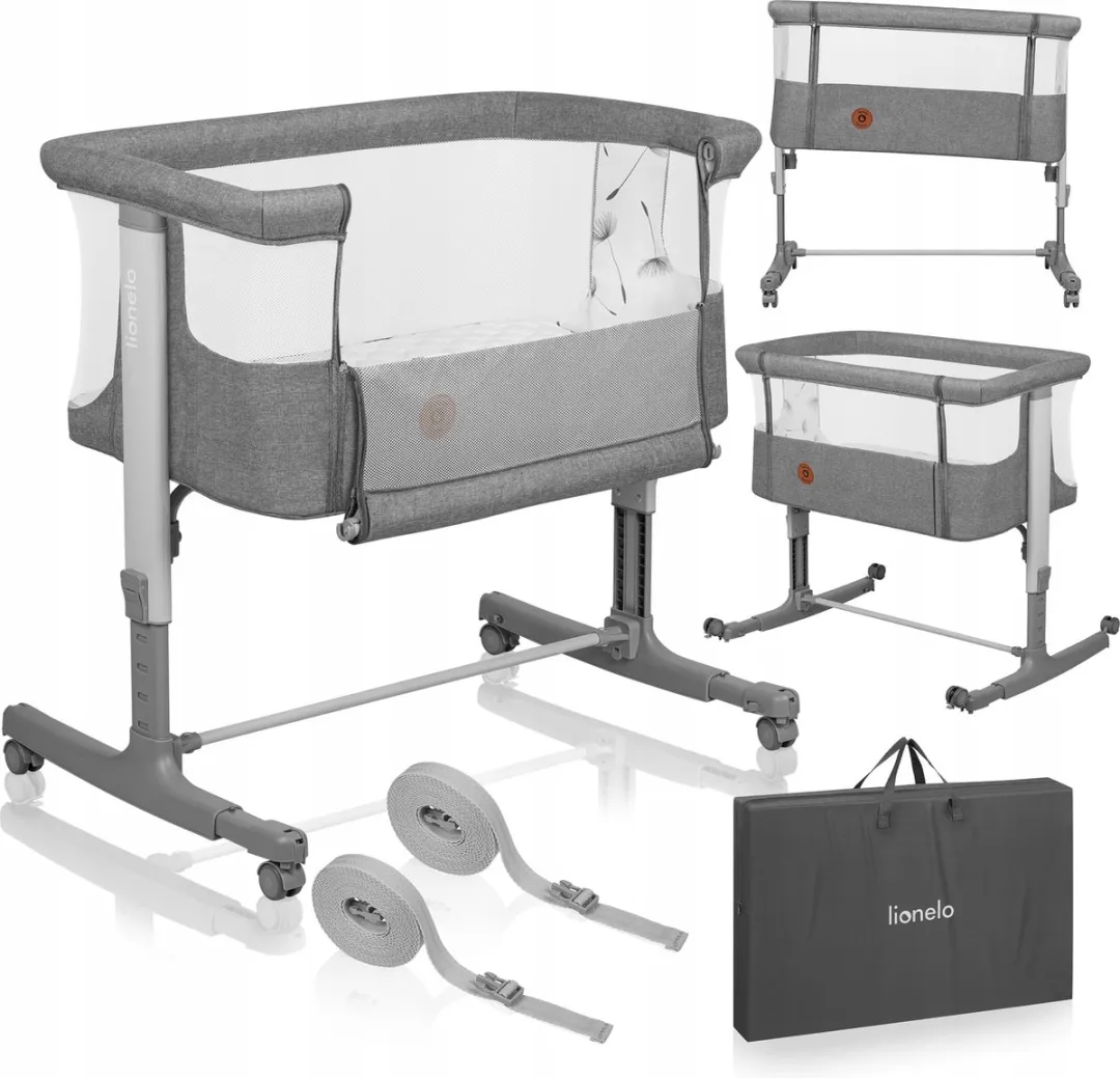 Lionelo Aurora 3-in-1 Co-Sleeper Beige - Babybedje tot 9kg