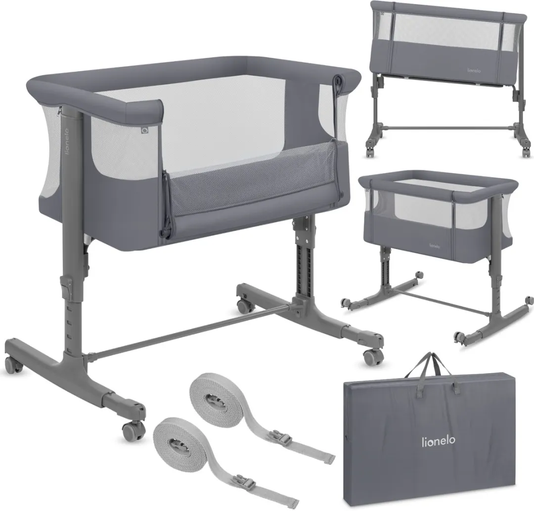 Lionelo Aurora 3-in-1 Co-Sleeper Beige - Babybedje tot 9kg