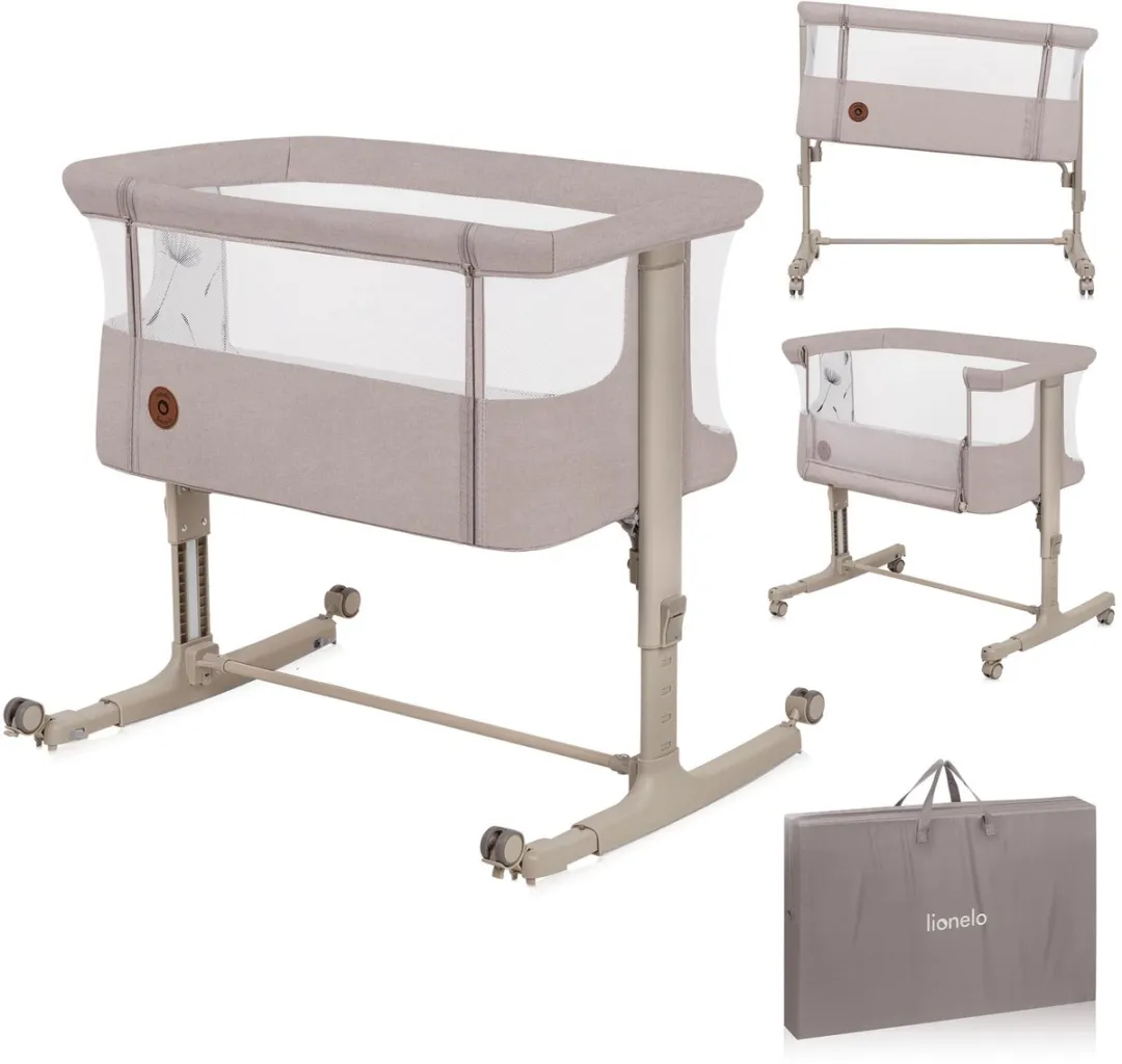 Lionelo Aurora 3-in-1 Co-Sleeper Beige