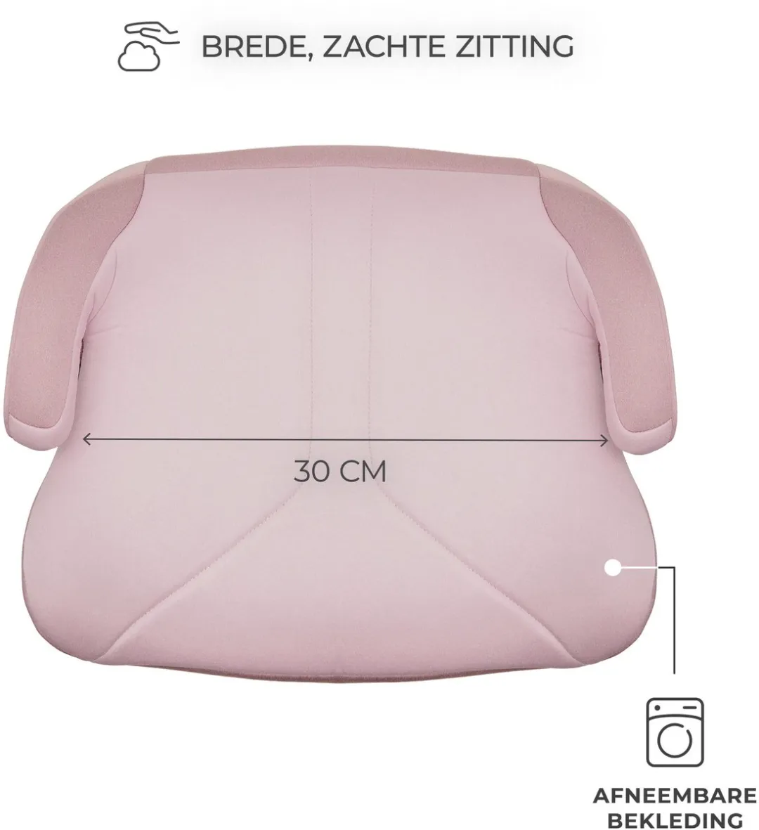 KinderKraft I-BOOST 2 i-Size Autostoel Roze