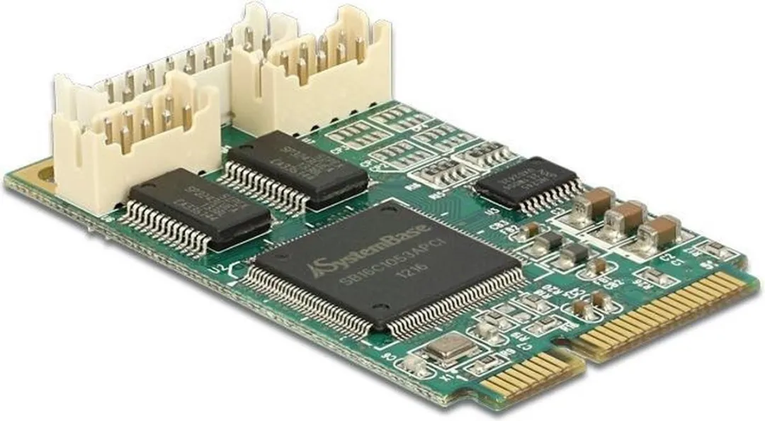 Delock MiniPCIe I/O Module 95246 - 2x RS-232 + 1x Parallel