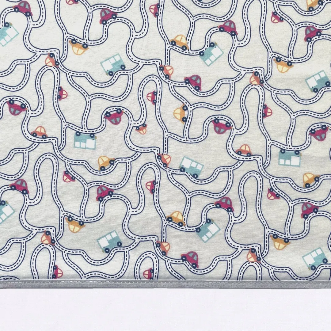 BINK Bedding Wieglaken Traffic Grey 75x100cm