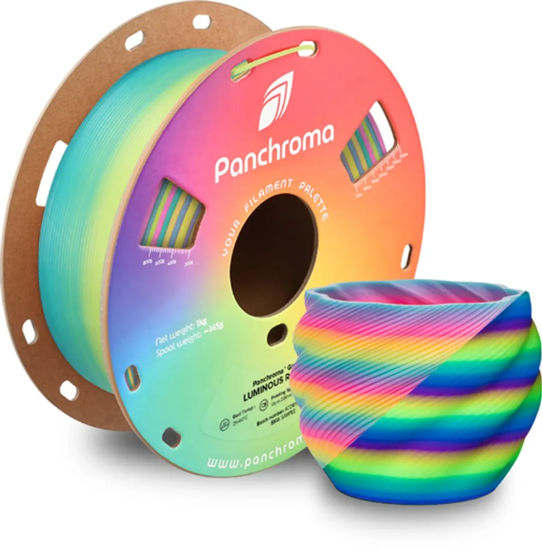 Polymaker Panchroma Rainbow PLA Filament 1.75mm - Luminous