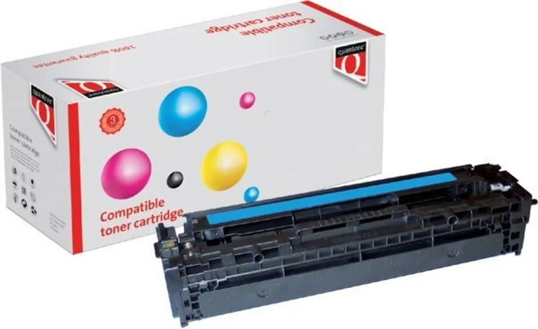 Quantore Toner Cartridge HP 125A CB541A Cyaan