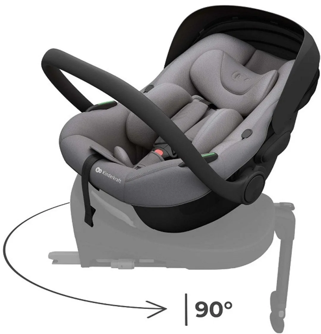 KinderKraft I-LITE Autostoel 40-87cm - Groep 0+ - Grijs