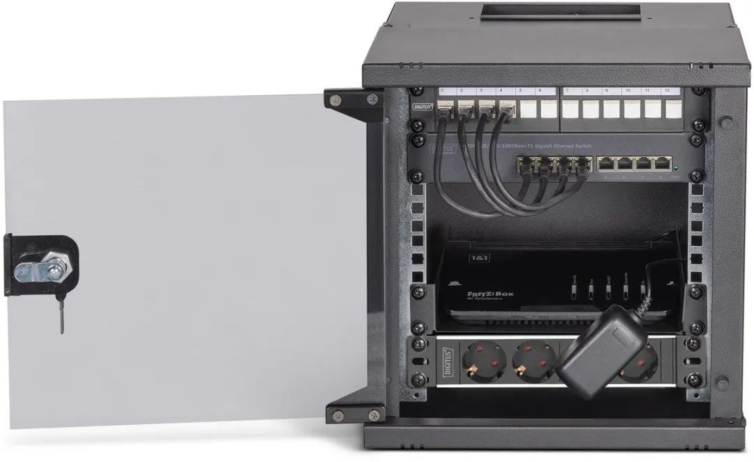 Digitus DN-49101-SET Rack 6HE Wandrek - 315x300mm Zwart