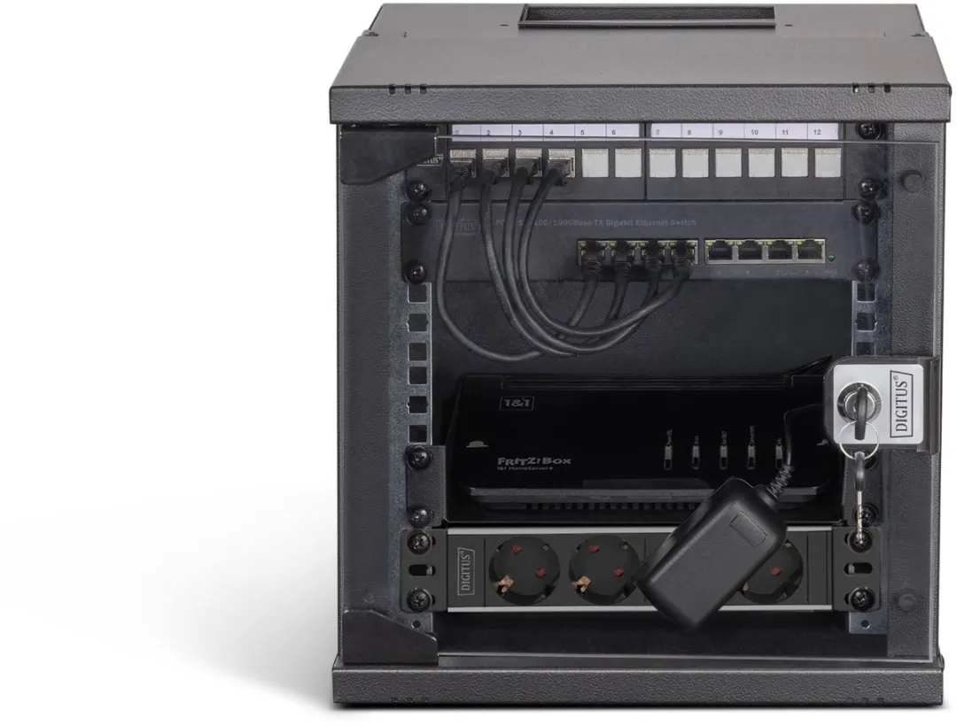 Digitus DN-49101-SET Rack 6HE Wandrek - 315x300mm Zwart