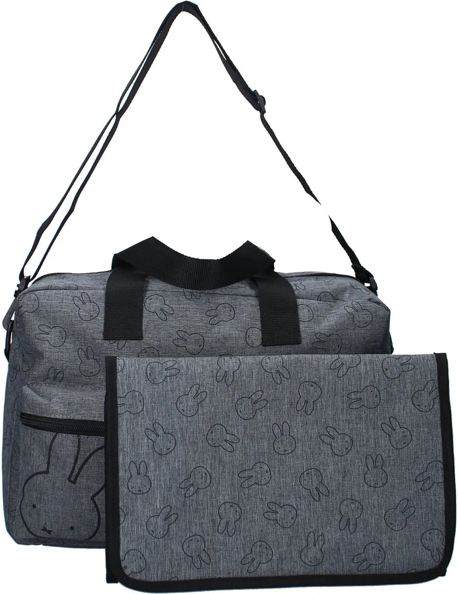 Nijntje Miffy Kindred Journeys Luiertas - Grijs