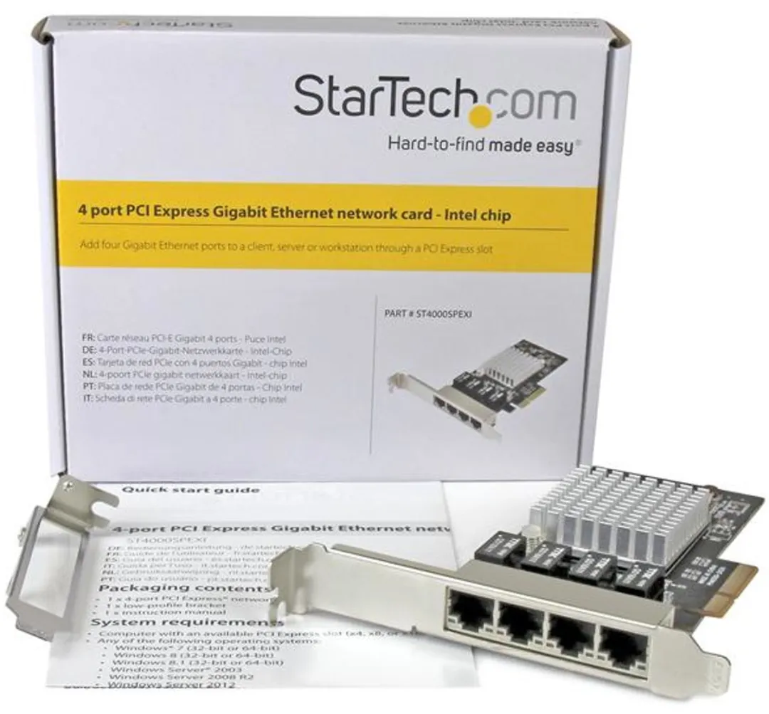 Startech ST4000SPEXI Netwerkkaart - Multicolor - afbeelding 6 van 6