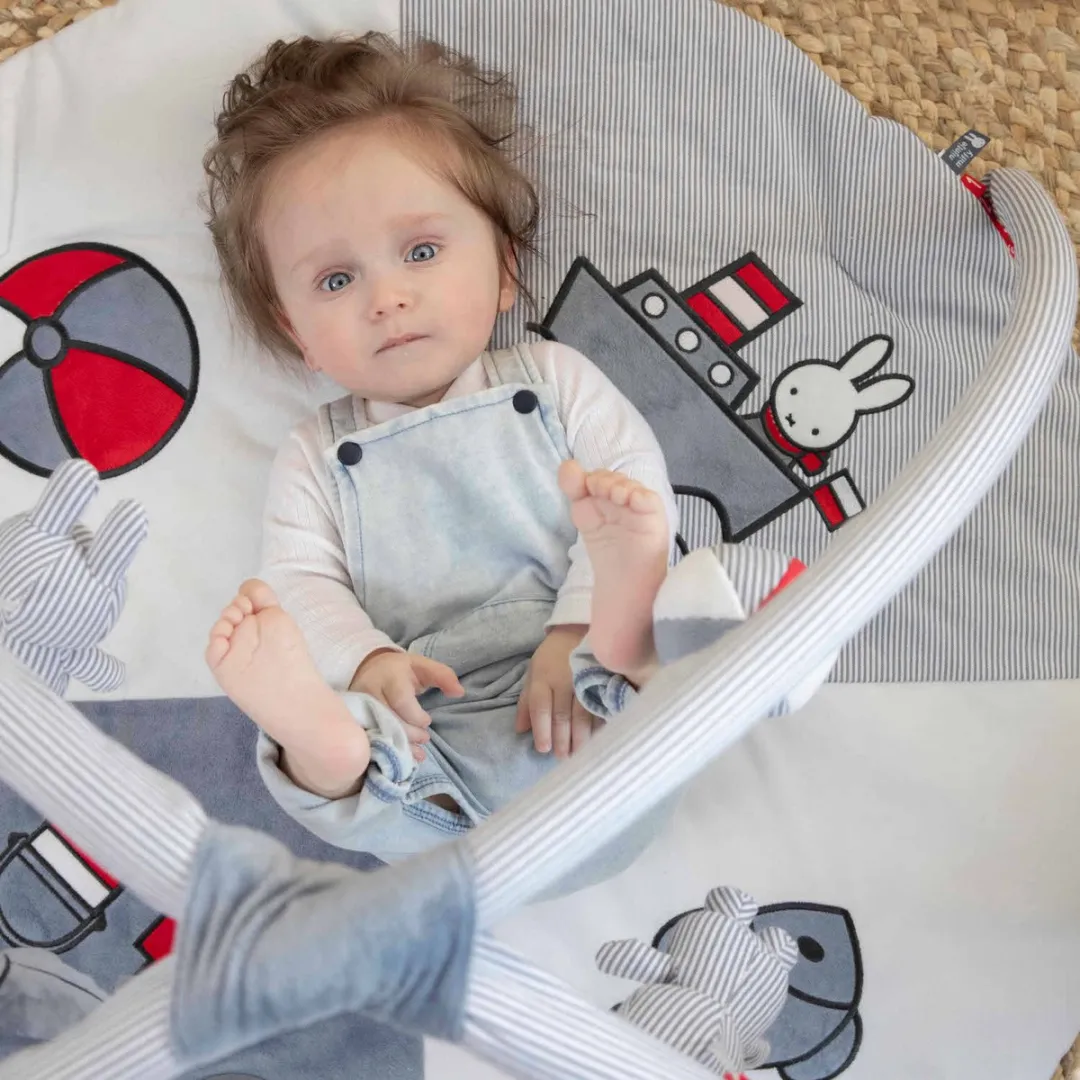 Nijntje Baby Speelkleed Fun at Sea - Grijs