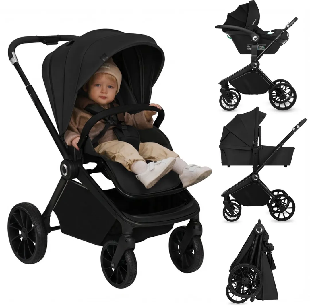 Lionelo Mika Plus Kinderwagen 3in1 - Groen - i-Size Autostoel