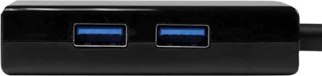 Startech USB31000S2H USB 3.0 Netwerkadapter - 2x USB Hub - Zwart