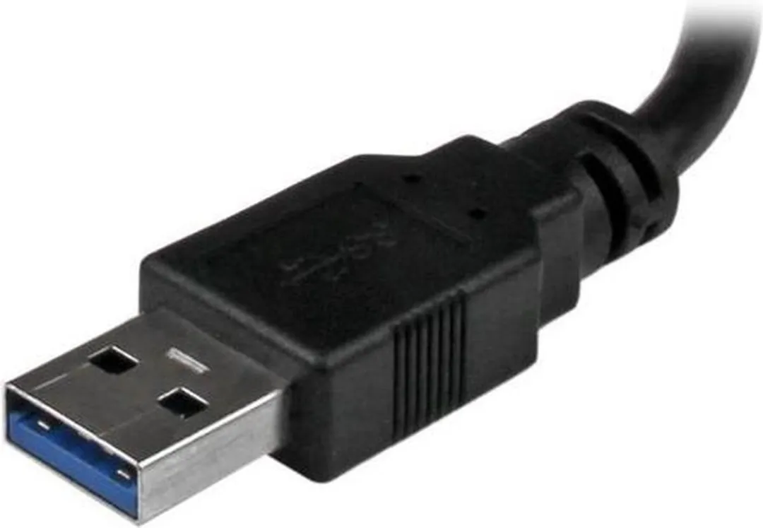 Startech USB31000S2H USB 3.0 Netwerkadapter - 2x USB Hub - Zwart