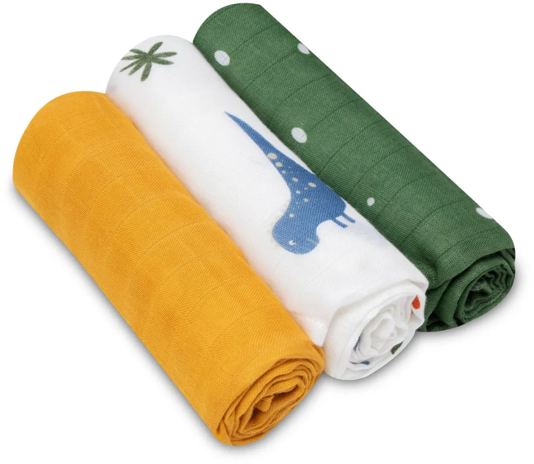 Lionelo Bamboo Luiers Set 3 Stuks 70x70cm - Veelkleurig