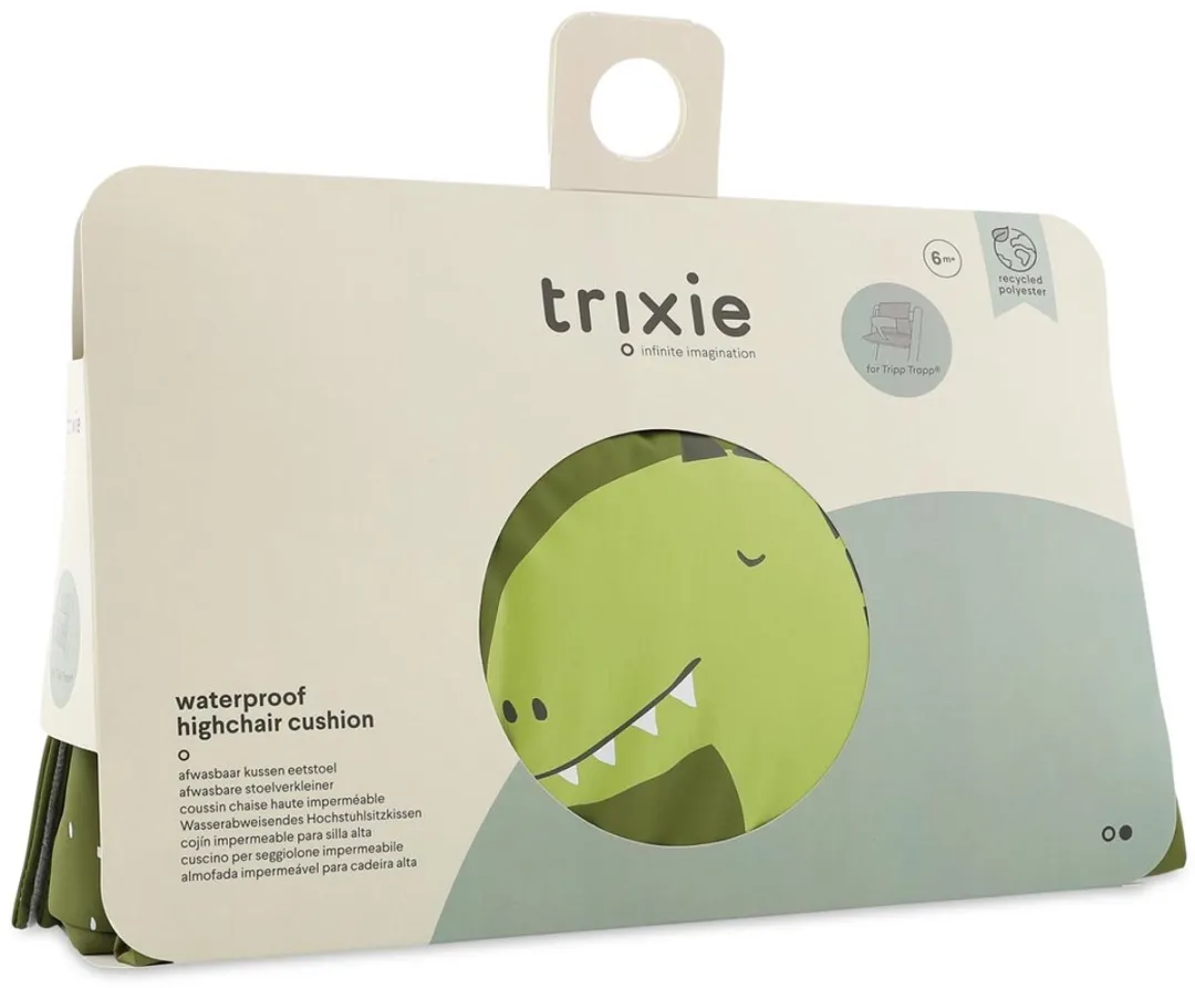 Trixie Waterdicht Kinderstoelkussen Meneer Dino - Multi