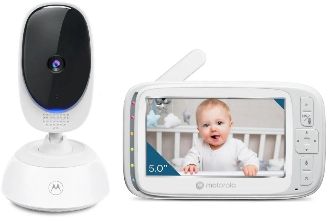 Motorola VM75 Babyfoon met Camera - 5 inch Wit