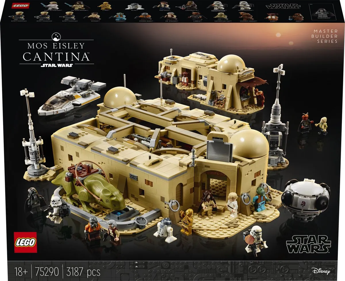 LEGO Star Wars UCS Mos Eisley Cantina 75290 - 3187 Stukken