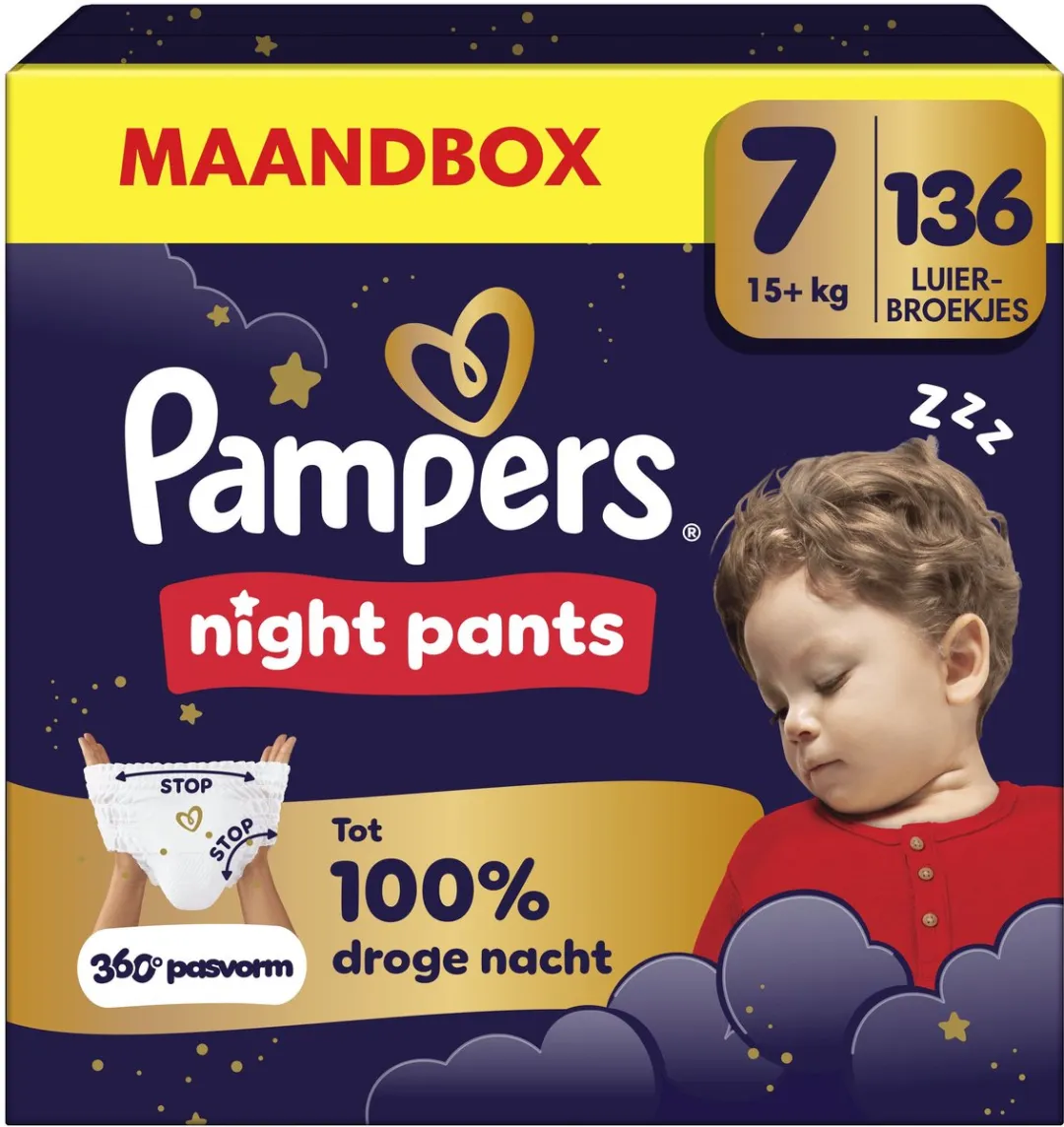 Pampers Night Pants Maat 7