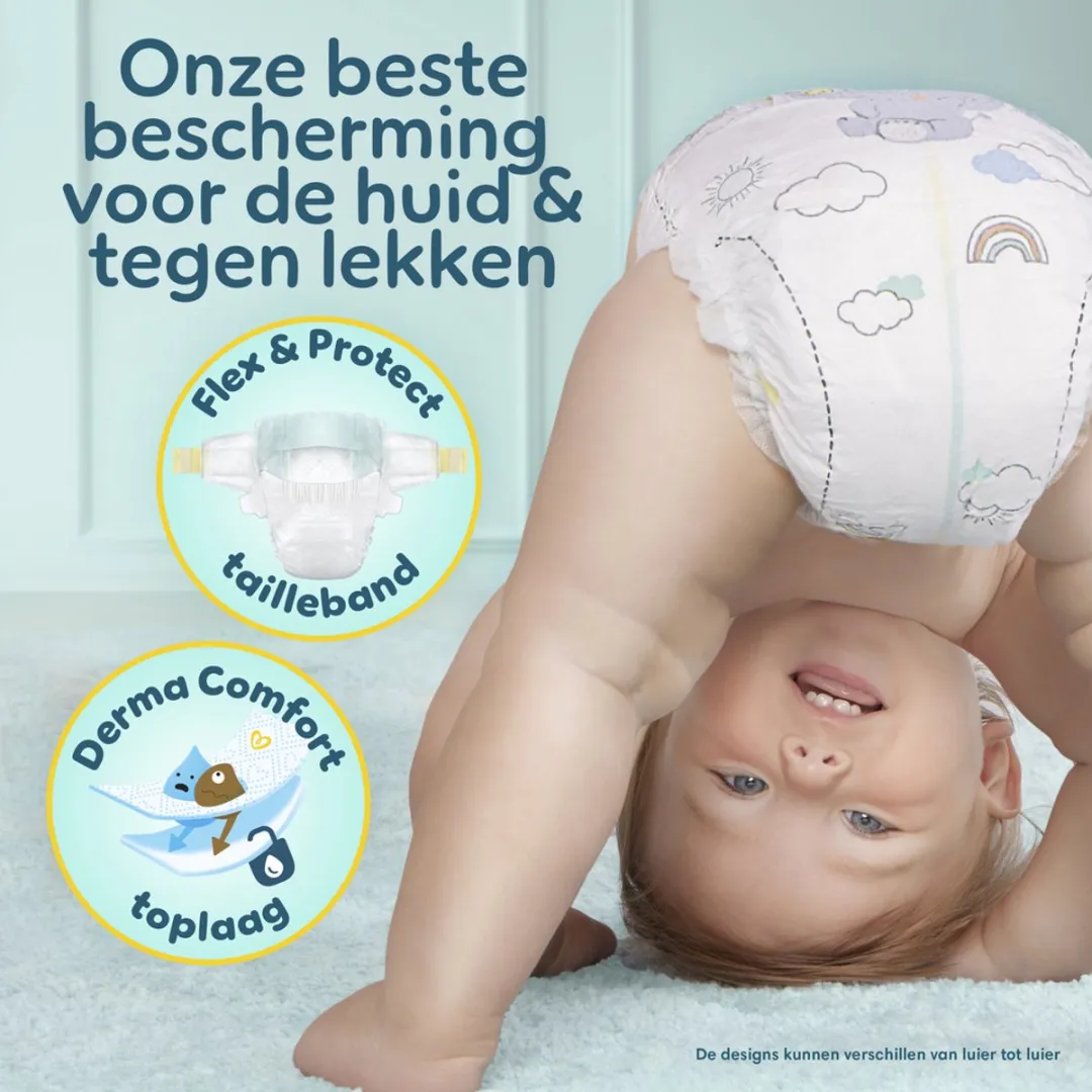 Pampers Premium Protection Maat 4 Luiers - 76 Stuks