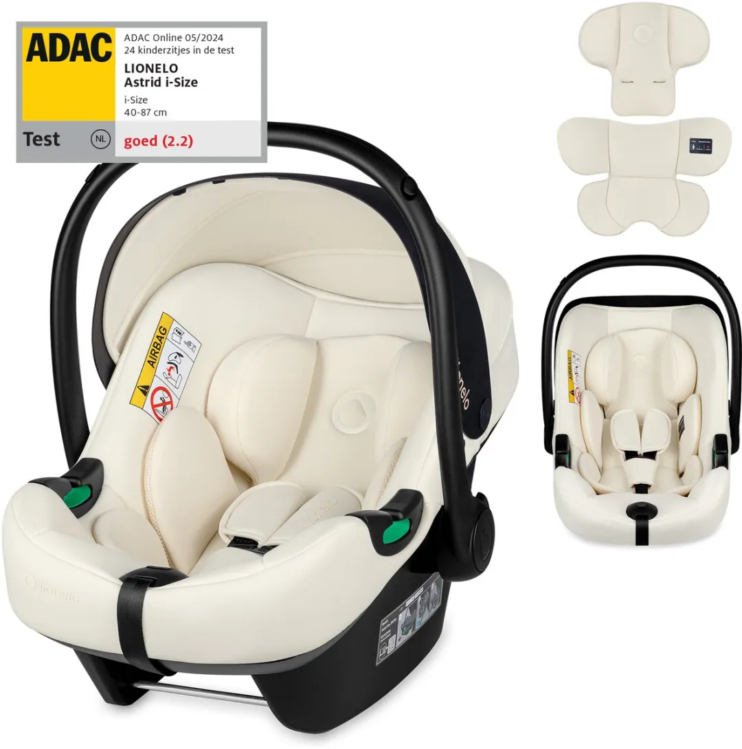 Lionelo Astrid i-Size Autostoel 40-87cm - Zwart/Grijs