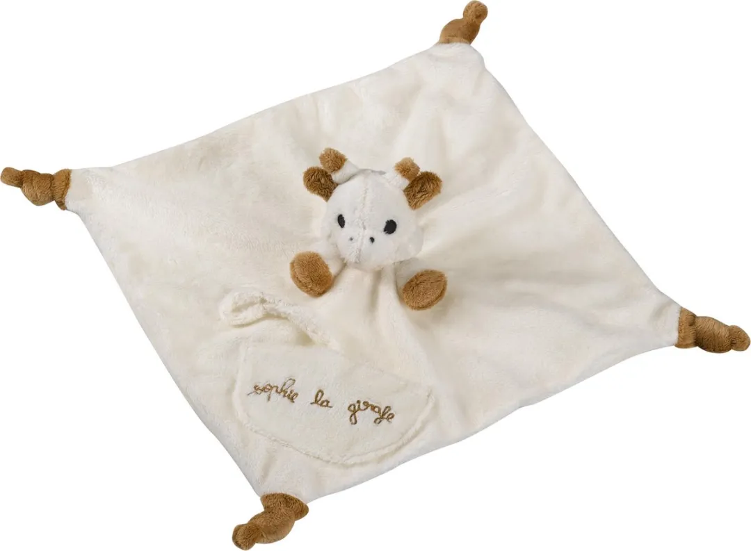 Sophie de Giraf Speenknuffel Meerkleurig 30x30cm