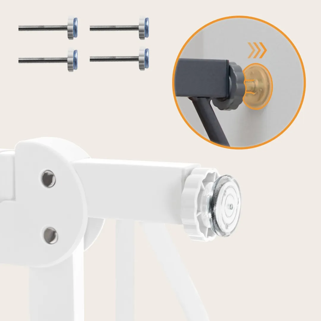 Lionelo Truus Slim Traphek Verlengstuk - AutoStop & Automatische Sluiting - Wit