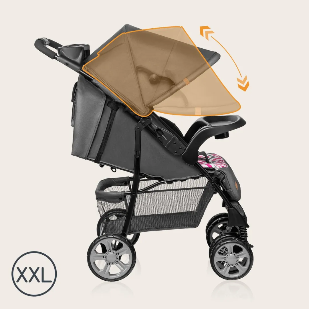 Lionelo Emma Plus Kinderwagen - Grijs/Rozig - Tot 15 kg