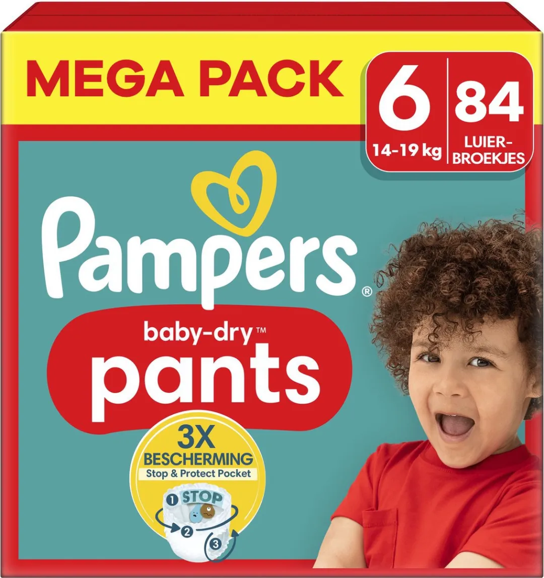Pampers Baby Dry Pants Maat 6 - 84 Stuks