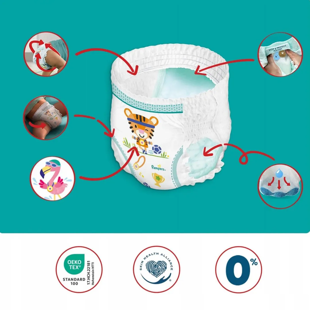 Pampers Baby-Dry Pants Maat 4 - 108 Stuks