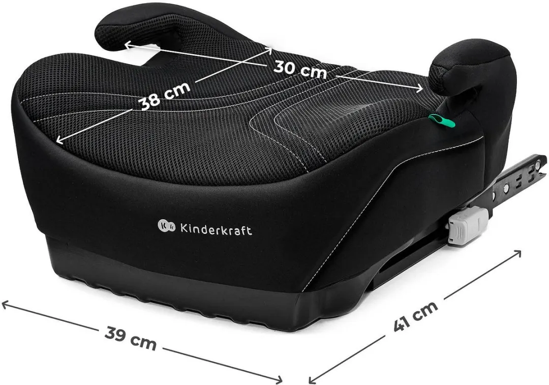 KinderKraft I-BOOST 2 PRO i-Size Autostoelverhoger 125-150cm - Zwart