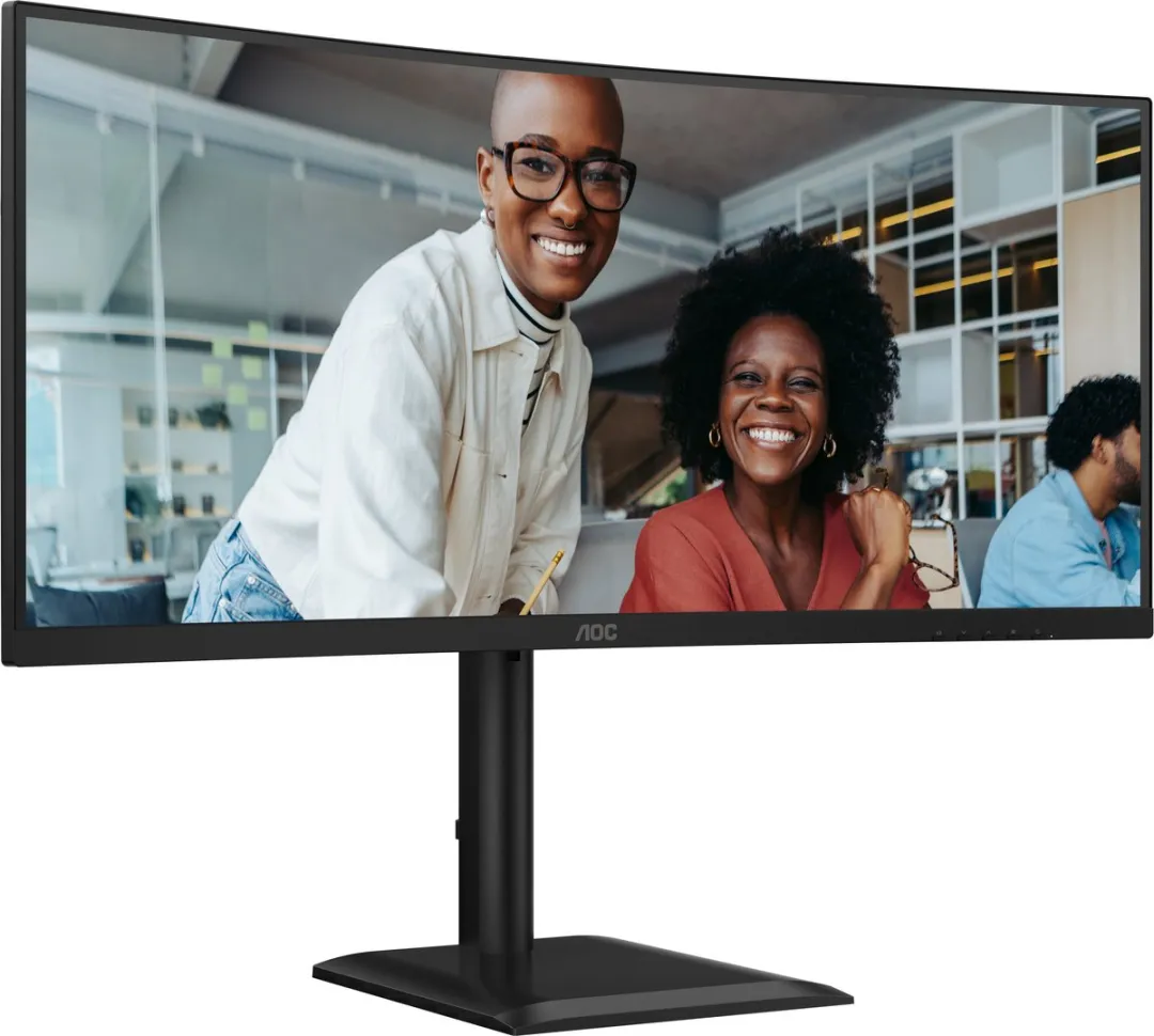 AOC CU34E4CV Monitor 34" UltraWide QHD - Zwart