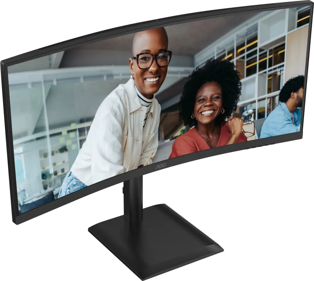 AOC CU34E4CV Monitor 34" UltraWide QHD - Zwart