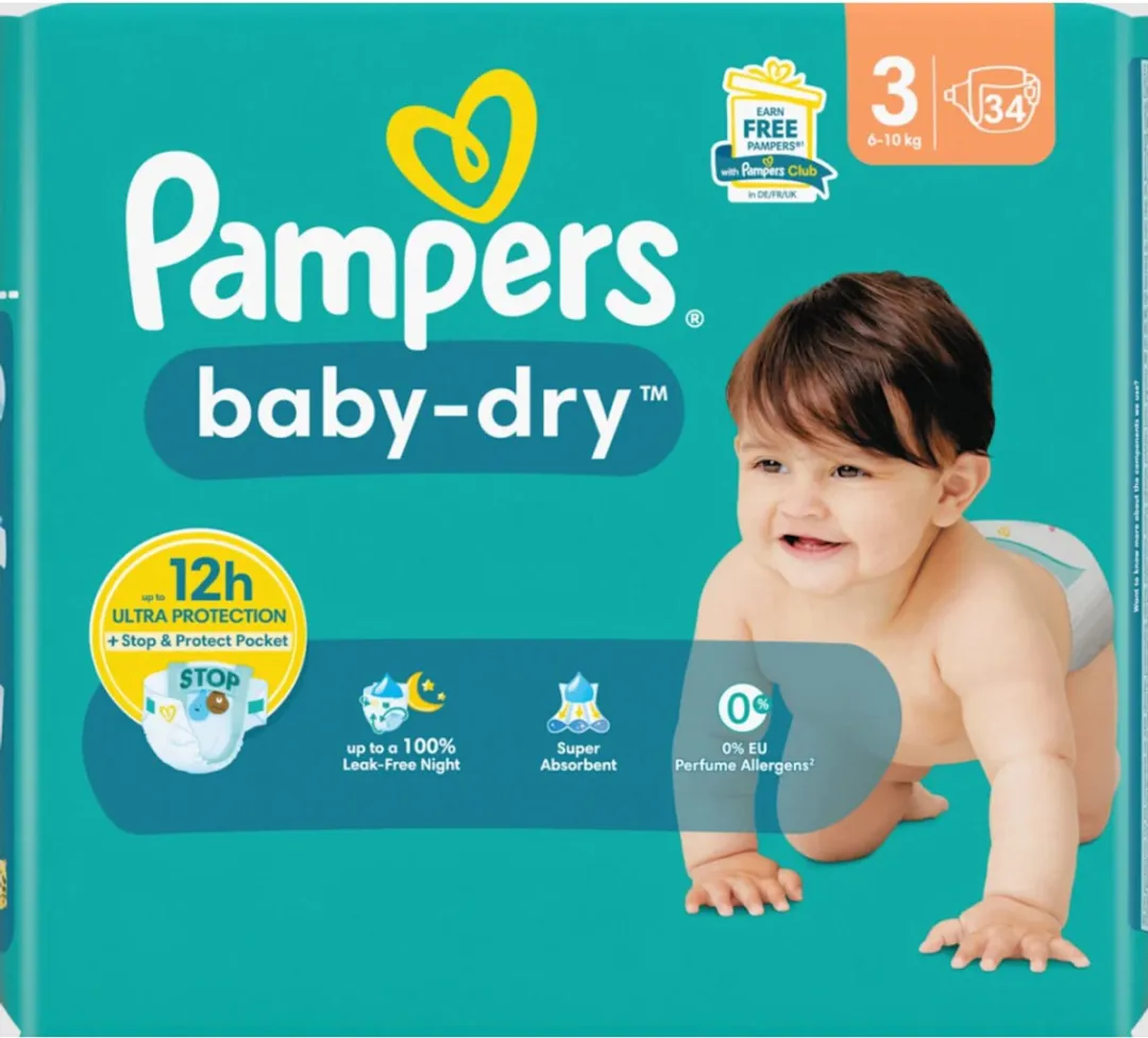 Pampers Baby Dry Luiers Maat 3 6-10kg