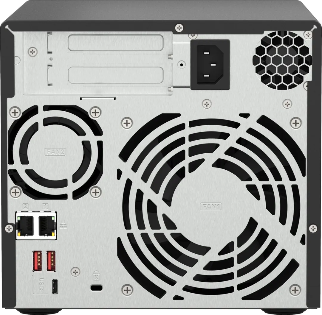 QNAP TS-473A-SW5T NAS 4-bay - 2x 2,5GbE - Incl. SW-5T Switch - Zwart