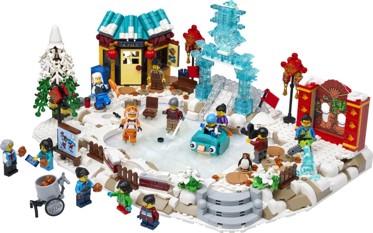 LEGO 80109 IJsfestival Chinees Nieuwjaar - 1519 Stukken - 13 Minifiguren