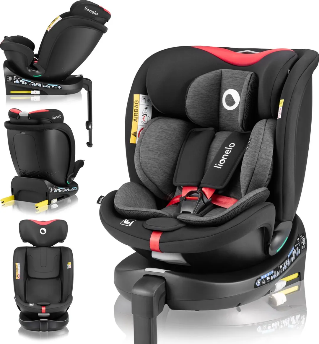Lionelo Navy i-Size Autostoel 40–150cm - 360° Draaibaar - R129