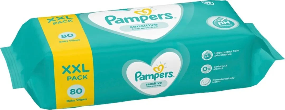 Pampers Sensitive Babydoekjes XXL - 15x80 Stuks